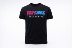 Drip Shock Collective Graphic Tee – Cyber Gradient Streetwear
